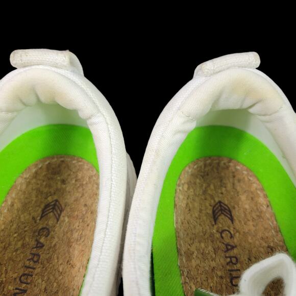 Cariuma Canvas Sneakers OCA Low Top White Cap Toe Lace Up Unisex 7.5 Women 6 Men - Picture 10 of 16